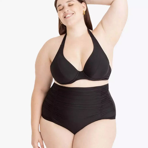 Sutien de Bikini Modelator cu Gât Halter RunwayShape